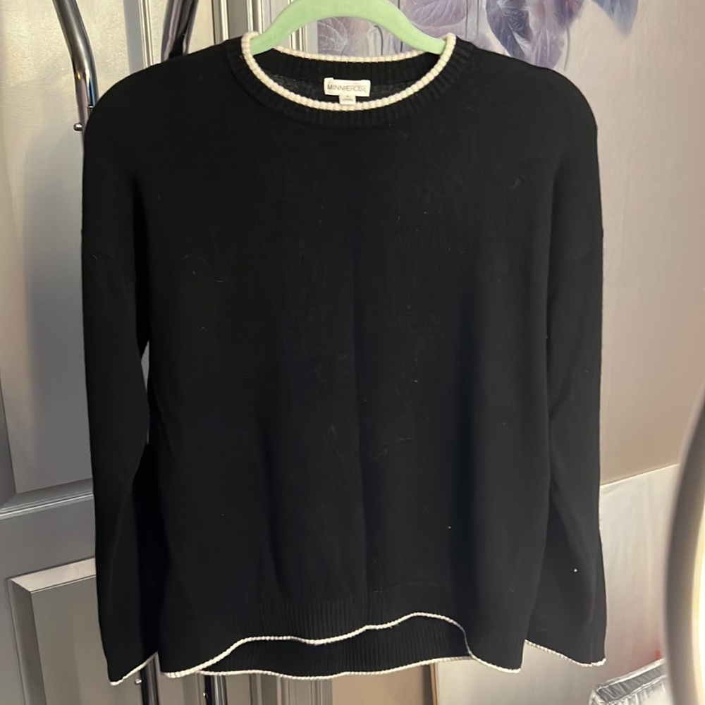 Minnie Rose Intarsia-Love Cashmere Sweater